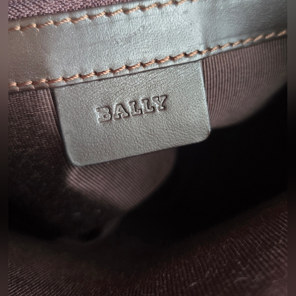 Bally Rare Canvas Abstract B-Logo Small Shoulder Handbag - Picture 12 of 15